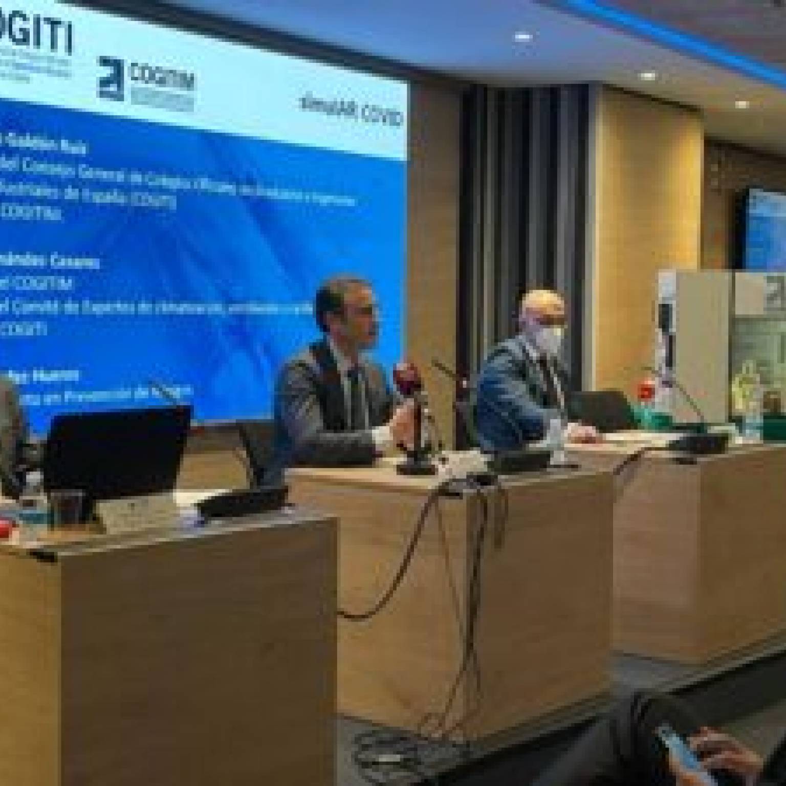 COGITI y COGITIM presentan la aplicación simulAR COVID, analizador de riesgo de infección por vía aérea (aerosoles)