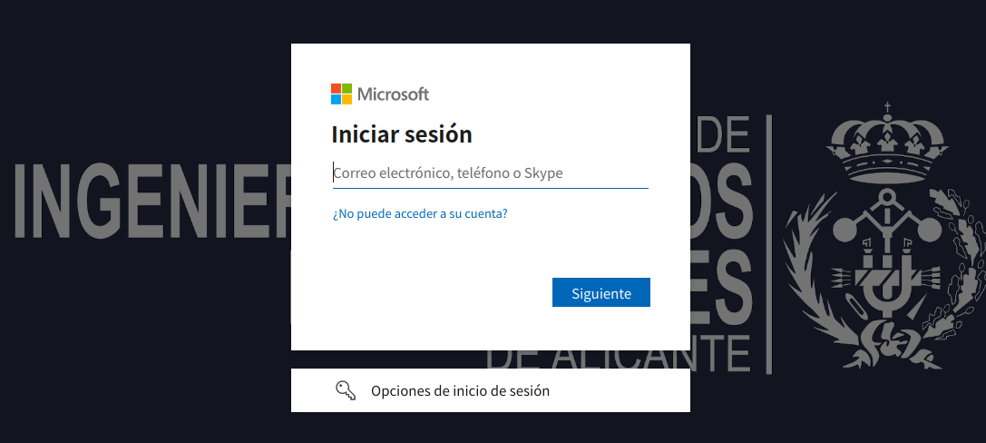 ACCEDER CON EMAIL DE INSCRIPCIÓN login